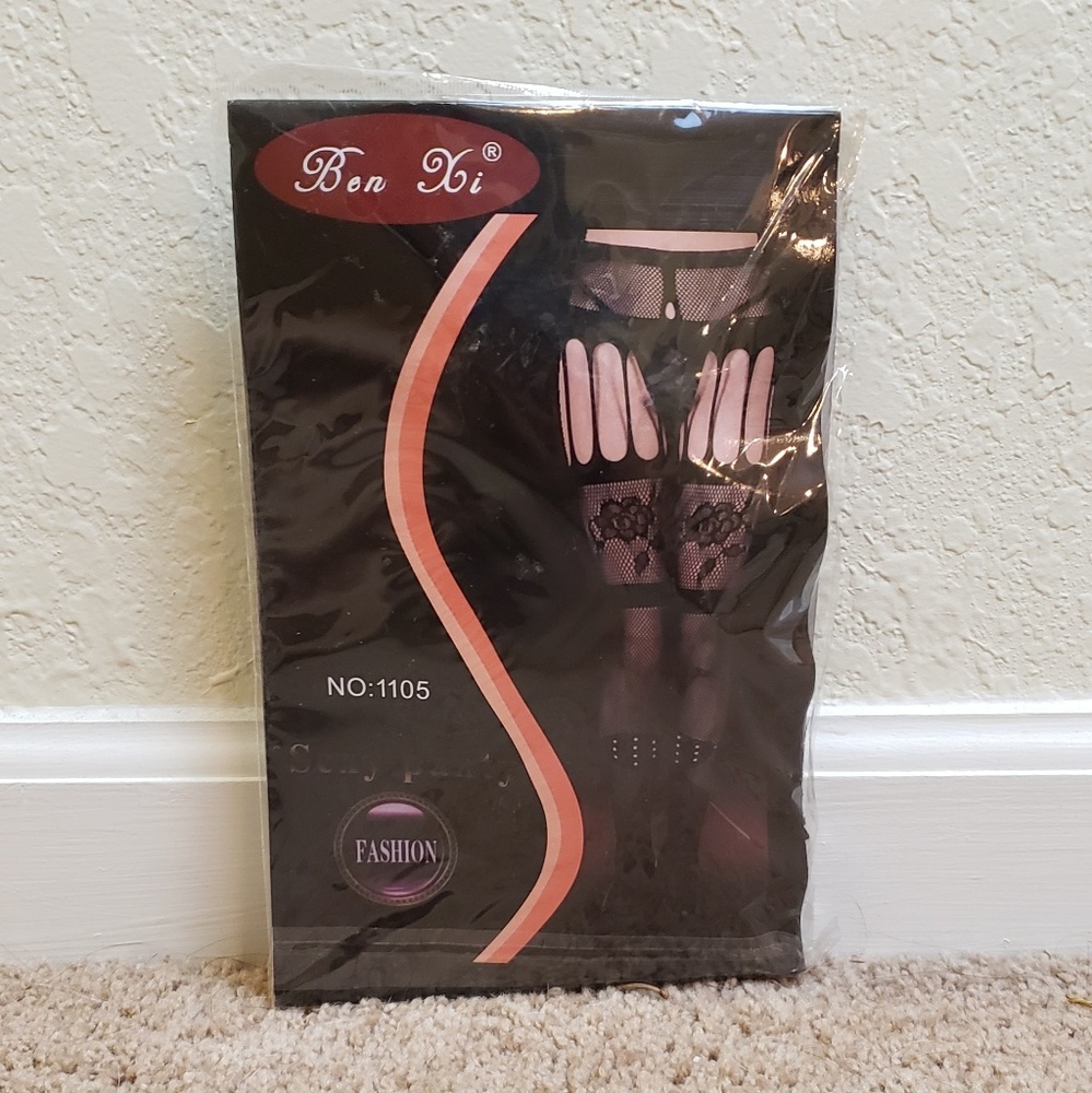 2 Ben Xi Fashion No. 1105 sexy black pantyhose